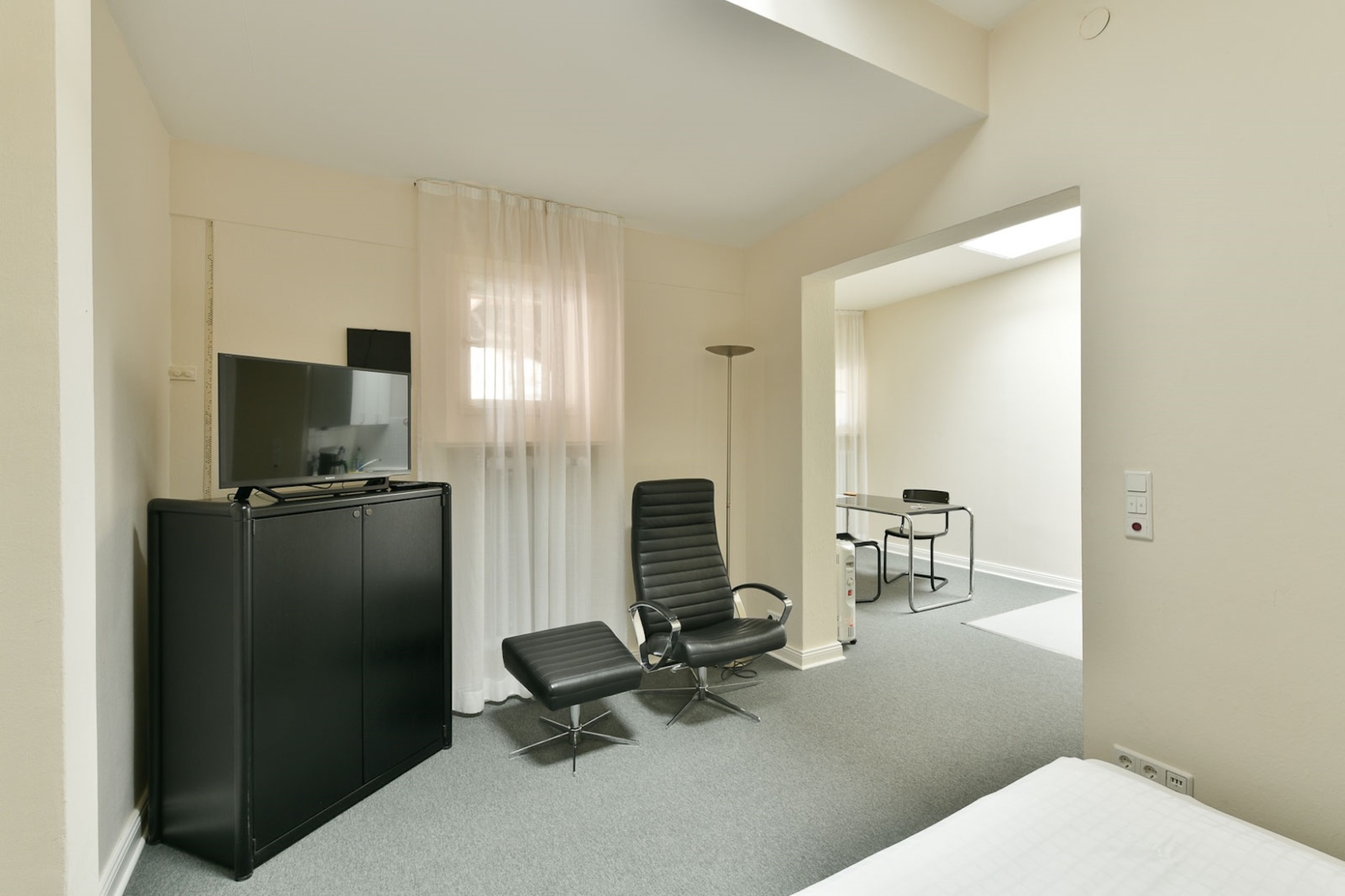 Apartment Blick vom Bett